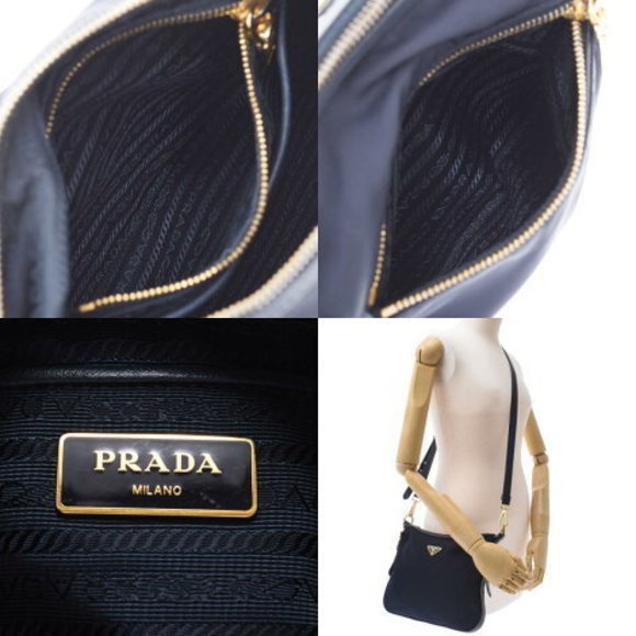 PRADA Navy Blue Nylon Shoulder Bag - Picture 12 of 12